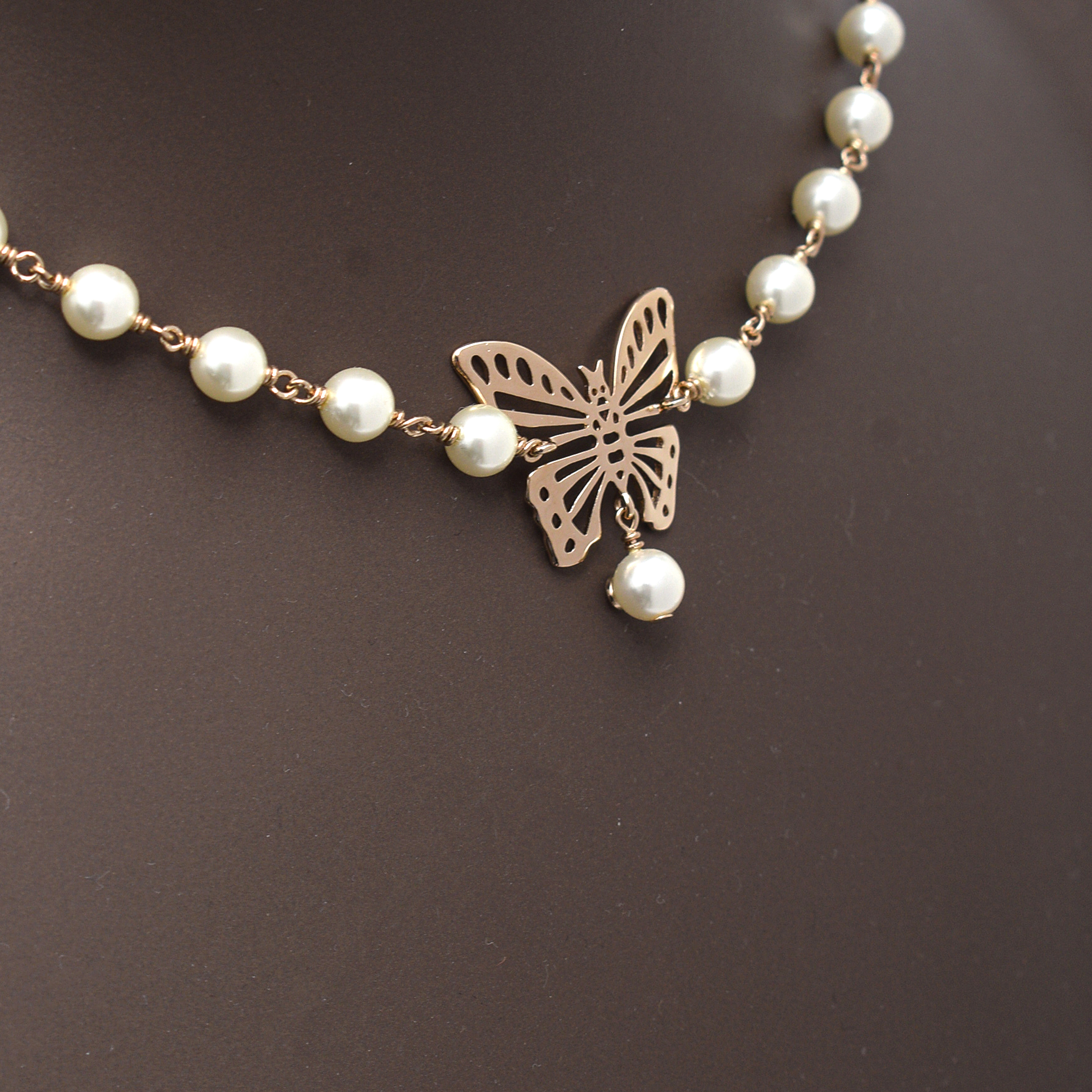  Christian Dior - Dior Metamorphose Butterfly Chooker Necklace 